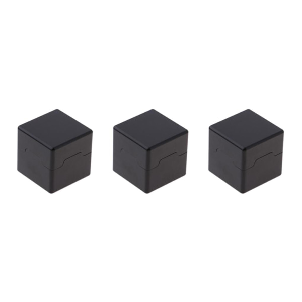 1/2/3/5 Snooker Biljard Biljardbord Aluminium Pool Cue Chalk black 30 x 30 x 30mm 3Set