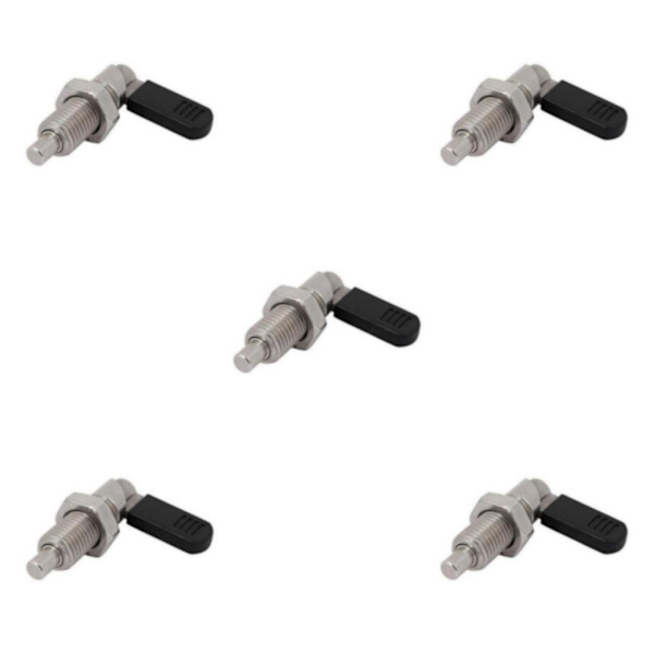 1/2/3/5 1x Indexeringskolvar L Typ Rostfria Låsbultar Fin Silver M20-8 5Set