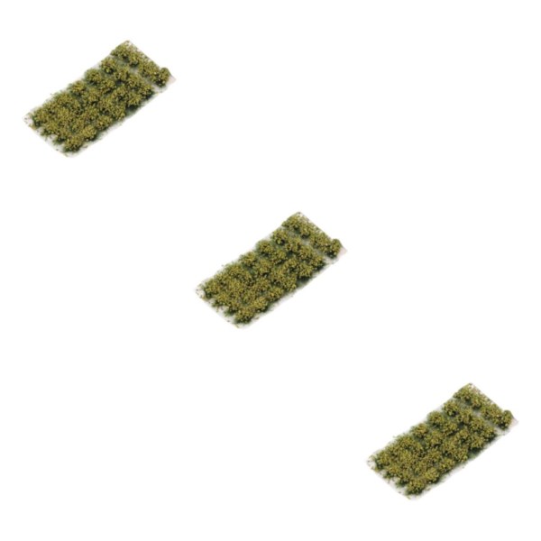 1/2/3/5 Miniature Cluster För Grass Grass Tufts Scenery Model Withered Yellow 3Set