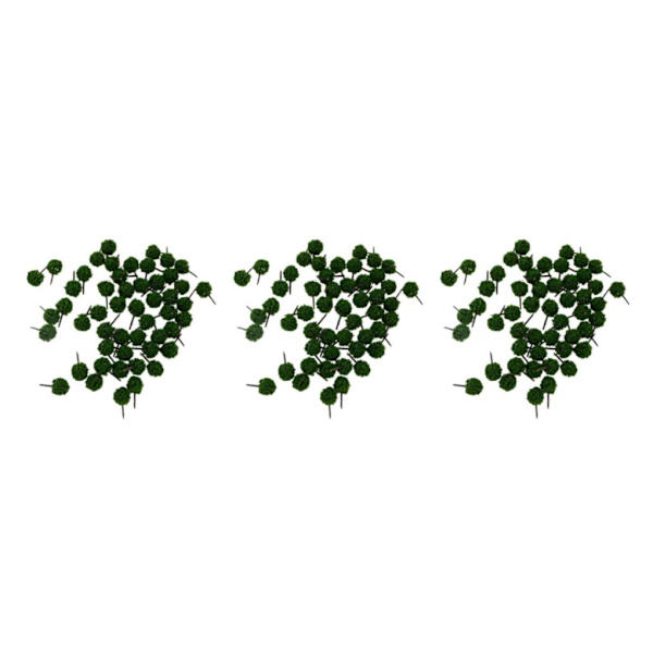 1/2/3 50 stycken bollformade modellträd DIY Landskapslandskap N Green 3Set