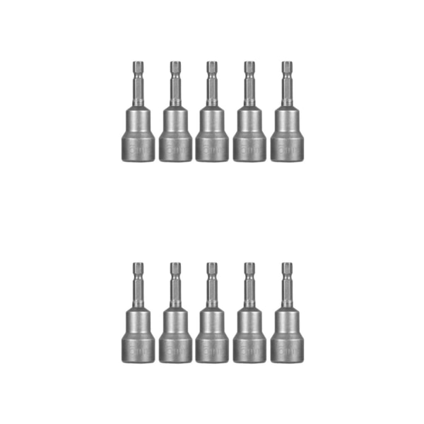 1/2/3/5 5 delar mutterdragare skaft pneumatisk skruvmejsel 15x65mm 2PCS