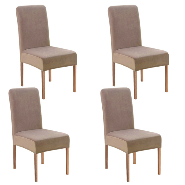 2piece High-end Texture Cover - Utsökt hantverk Khaki 4 pcs