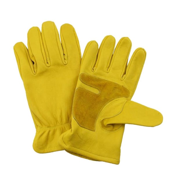 1/2/3 gul kohud läder Racing Motorcykel Biker Handskar M 1 Pc