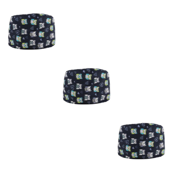 1/2/3/5 Scrub Hat Health Service Working Cover Svettband Style 1 3Set