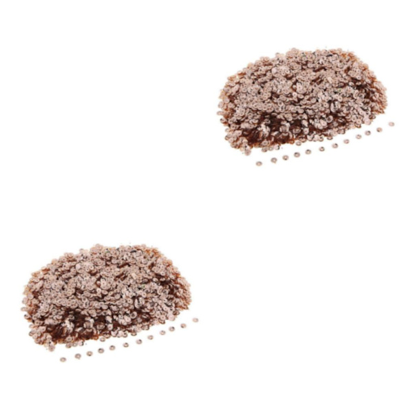 1/2/3 Blommor Lös kopp Paljetter Pailletter Sy Bröllopshantverk Rose Gold 6mm 2Set
