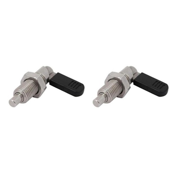 1/2/3/5 1x Indexeringskolvar L Typ Rostfria Låsbultar Fin Silver M20-10 2Set