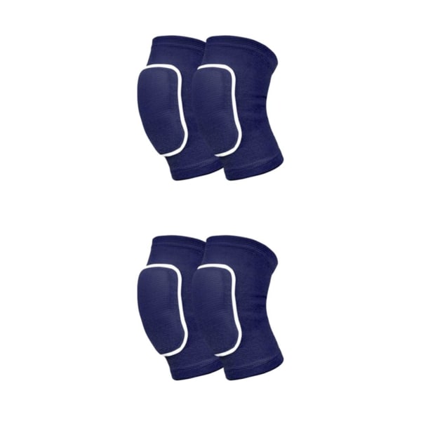 1/2/3/5 andningsbart tyg med hög elasticitet knäskydd för sport Blue As Shown 2PCS