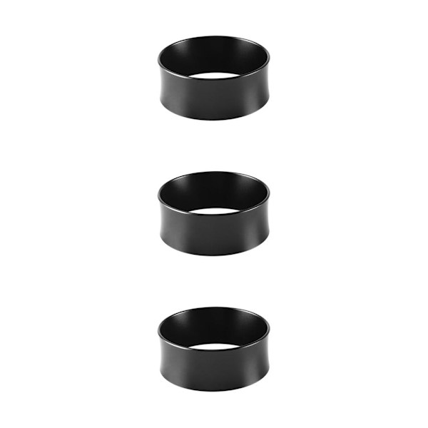 1/2/3/5 58mm kaffedoseringsringar för espressodoseringstratt Black 75.3x29mm 3Set