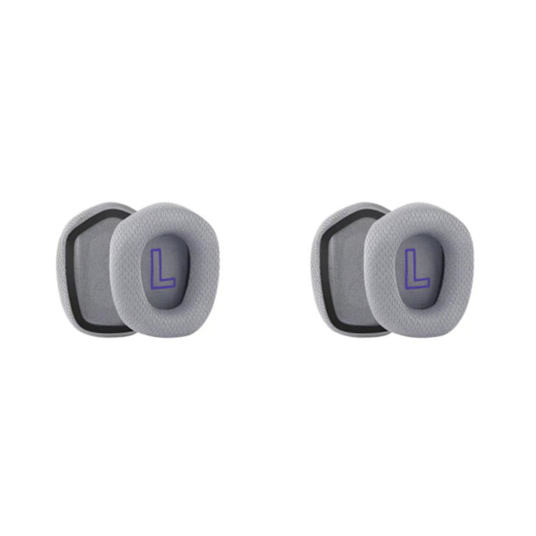 1/2/3/5 Öronkuddar Kudde Hörselskydd Andas Gamer Gray Ear Pads 2PCS