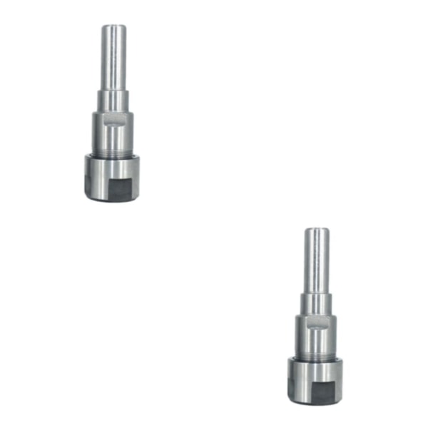 1/2/3/5 Diameter Shank Router Collet Extension För Chuck Hållare Silver 12.7mm 2Set