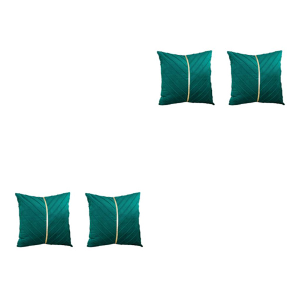 1/2/3 2st Polyester Soffa Heminredning Sammet Cover Med green 2PCS
