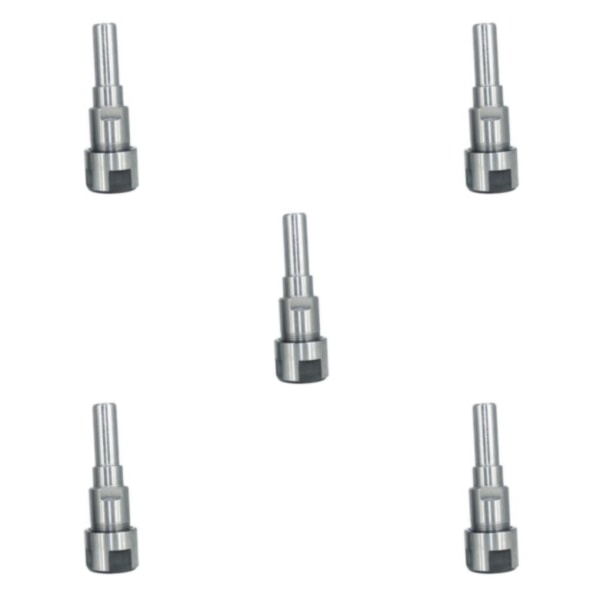 1/2/3/5 Diameter Shank Router Collet Extension För Chuck Hållare Silver 12mm 5Set