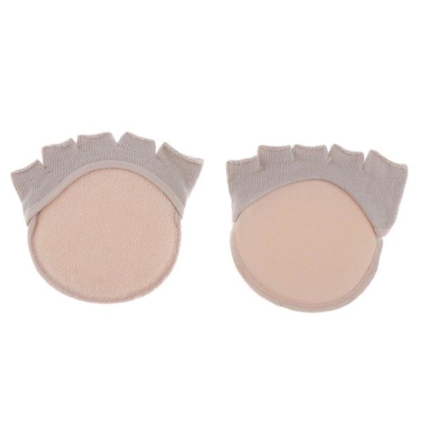 1/2/3/5 Invisible För No Show Five Toe Half Feet Strumpor Nude 5Set