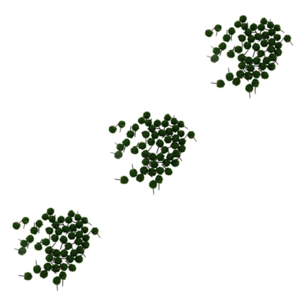 1/2/3 50 stycken bollformade modellträd DIY Landskapslandskap N Green 3Set