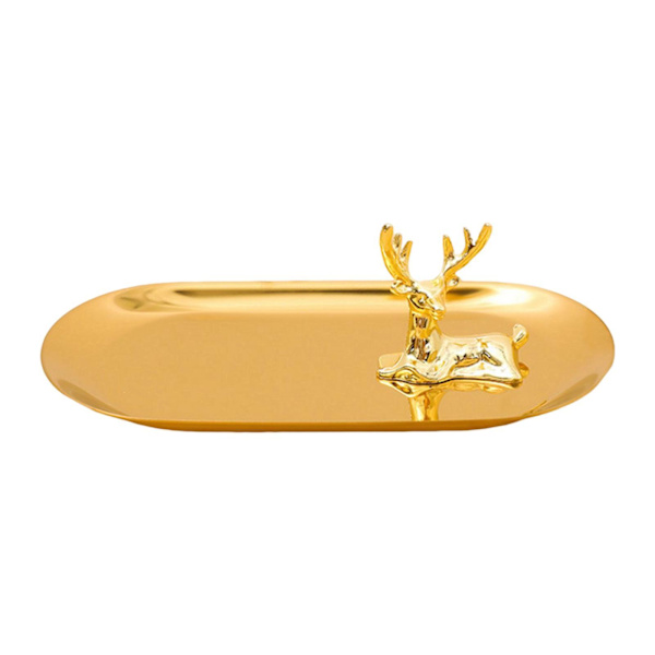 1/2/3/5 Smycken Organizer Stand Fack Display Rack för ringar Small Antler Style A 1Set