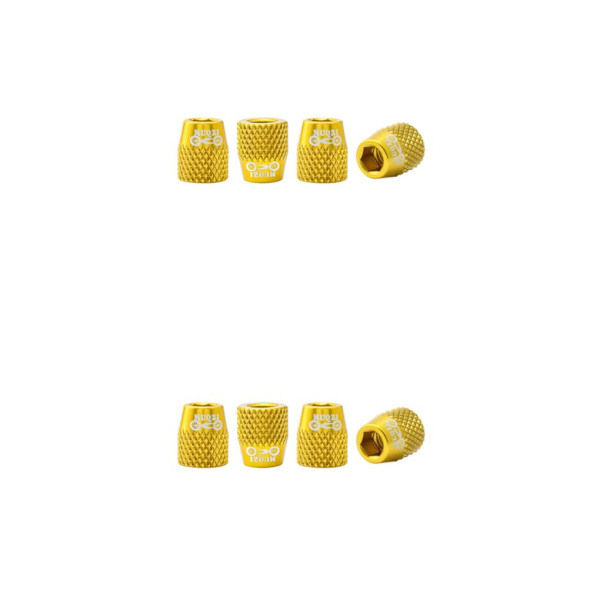 1/2/3/5 4x M6 Bike V Bromsbelägg Skruv Mountain Fasta bultar Golden 12x10MM 2Set