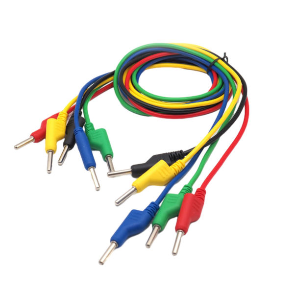 1/3/5 5 st/ set Bananpluggkabel Test för multimeter Effektiv 1Set