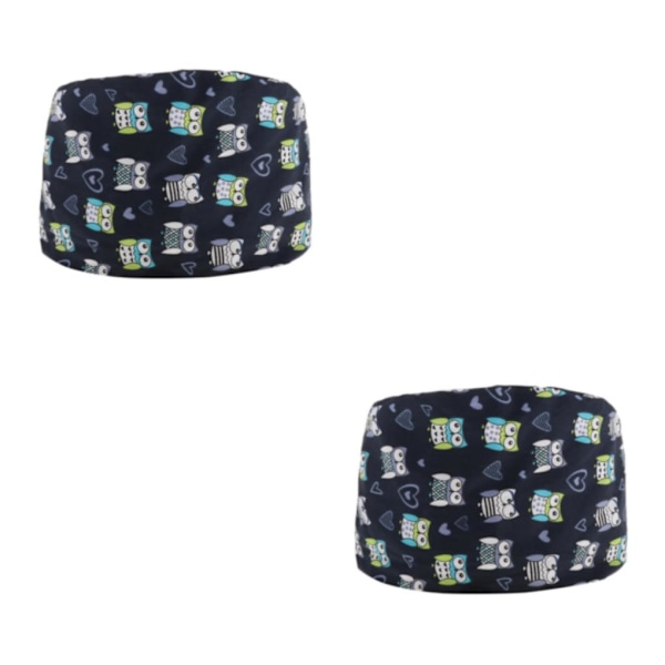 1/2/3/5 Scrub Hat Health Service Working Cover Svettband Style 1 2Set