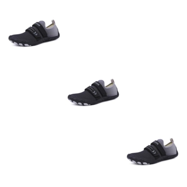 1/2/3 Strandpromenad Vattensko Vada Sneakers Nonslip Fitness Black Size 45 3PCS