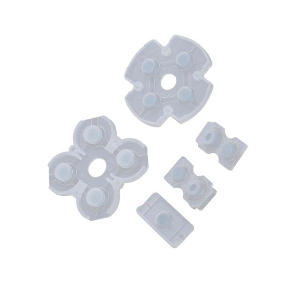 5 Ersättningsgummi ledande knappsats för PS4