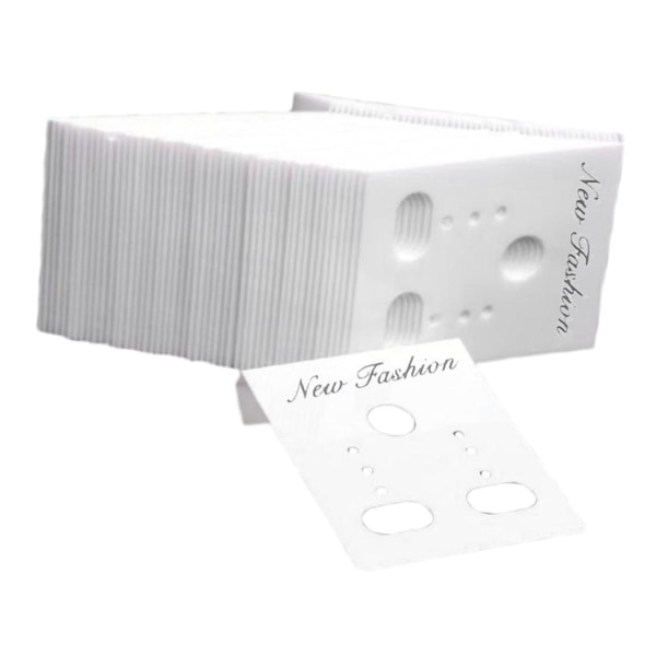 1/2/3 1000st örhängen Visa kort Partihandel Bulk smycken White New Fashion 3x3.7cm 1Set