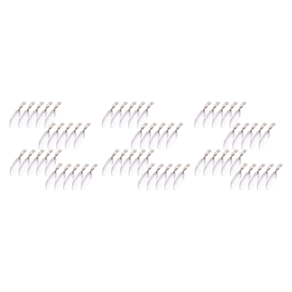 1/2/3/5 20 stycken Fiskedrag Verklighetstrogna fiskedrag Reflekterande Silver L 3Set