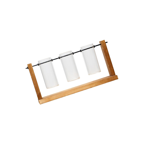 1/2/3 Glasprovrör Vas Planteringskärl Växt Terrarium för Clear 28 x 14cm 1Set