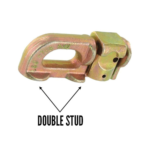 1/2 4x Cargo Control L Track Double Stud Fitting Cargo Control 1Set