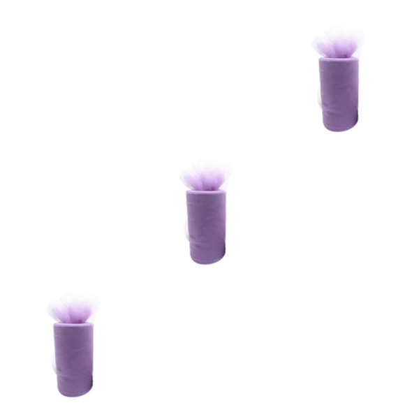 1/2/3/5 Tyllrulle Bröllopsdekoration Spole Bred Användning För light purple 3Set