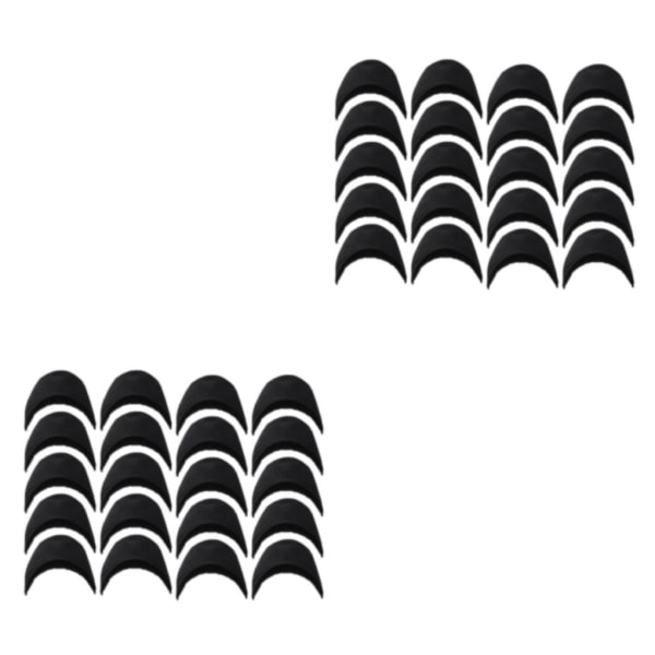 1/2 20 stycken Sy axelvaddar Passar till skjorta Praktisk för Black M 2Set