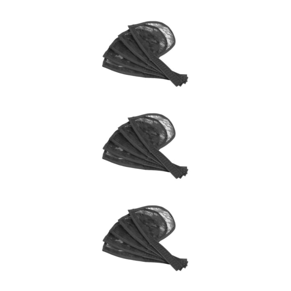 1/2/3 5 st hårnät för att göra hästsvansvävande nätperukmössor black length 19.2cm 3Set