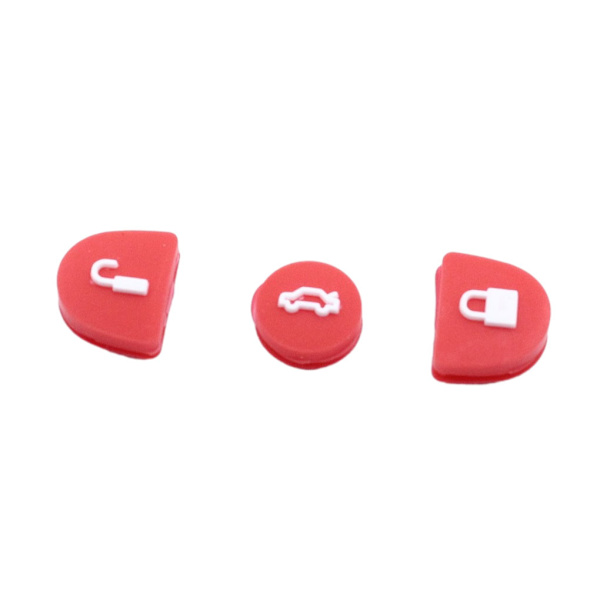 1/2/3/5 3st Silica Gel Key Buttons Fjärrreparationssats Bekvämt Red 1Set