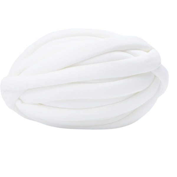 1/2/3/5 Chunky ullgarnfyllning Mjuk stickning för halsdukströja white 25mm 1Set