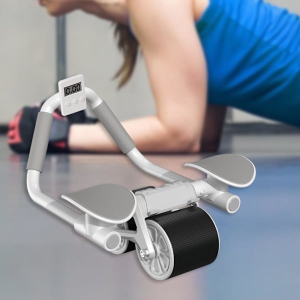 Armbågsstöd För Ab Roller Wheel Automatisk returträning Gray