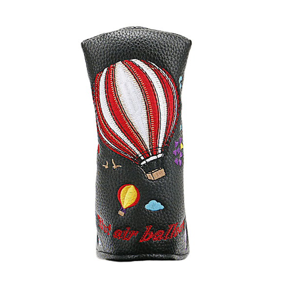 1/2/3/5 magnetisk stängning PU Läder Golf Putter Head Cover Enkel black 1Set