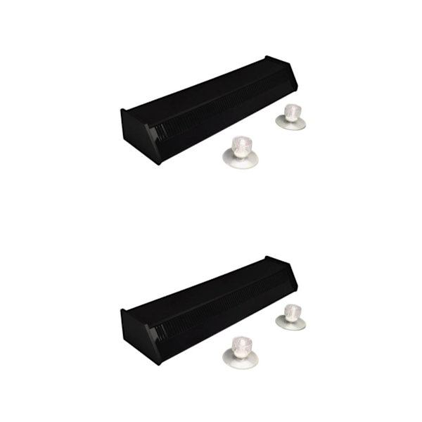 1/2/3/5 Multi hårförlängningshållare Wigsrack vägg Black 30.5 x 7.6 x 4.6cm 2Set