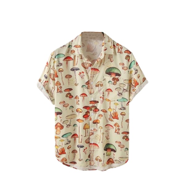 1/2/3 Fahionable och eleganta män Hawaiian hirt För sommarstranden M 1Set