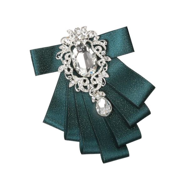 1/2/3/5 Brudgummen för män fluga Bröllopsfest Dansband Dark Green 12 X 8.5cm 5Set