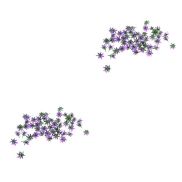1/2/3/5 50st Model Weeds for Architecture Train Railway Wargame Purple 2Set