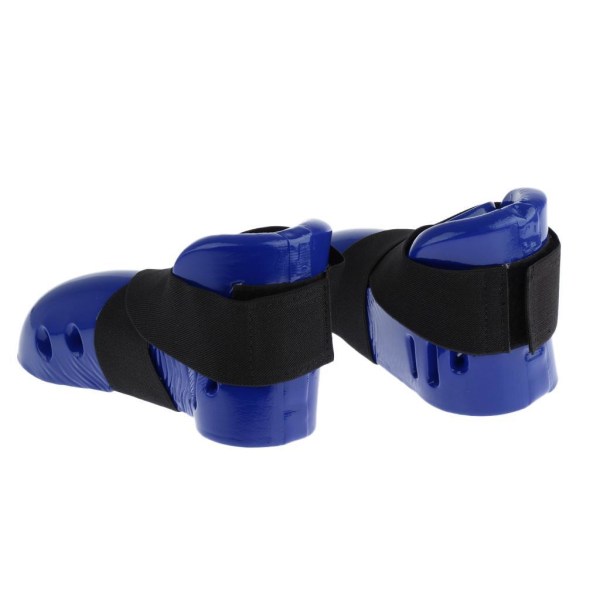 Vuxen Taekwondo Foot Guard Karate Sparring Foot Gear Sparring Blue XL