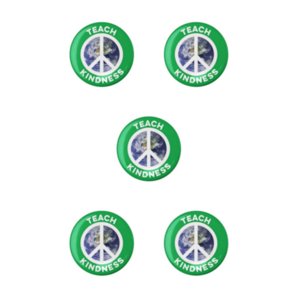 1/3/5 färgglad och rolig nål för snygga identifieringsbrickor Anti Pollution Peace 5Set