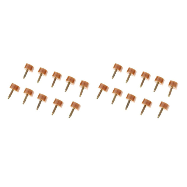 1/2/3/5 Högklackade spetsar Kranar Skoreparationsbyte Apricot Fine 10mm 10mm Thin Pin 2Set