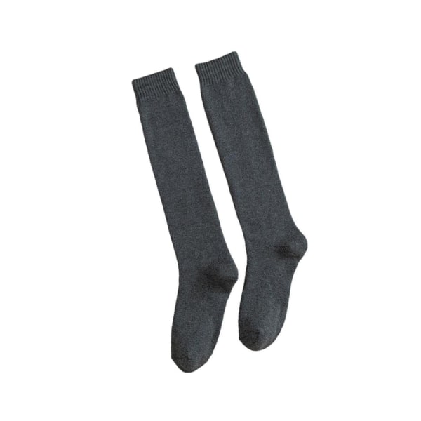 1/2 Andas bomull Herr Knähög Varm Lång Vinter Tjock Dark grey 39cm 1Set