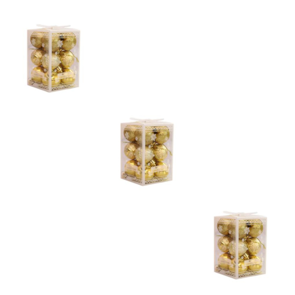 1/2/3/5 12 st/ set Hållbar konstruktion Elegant och delikat gold 3Set