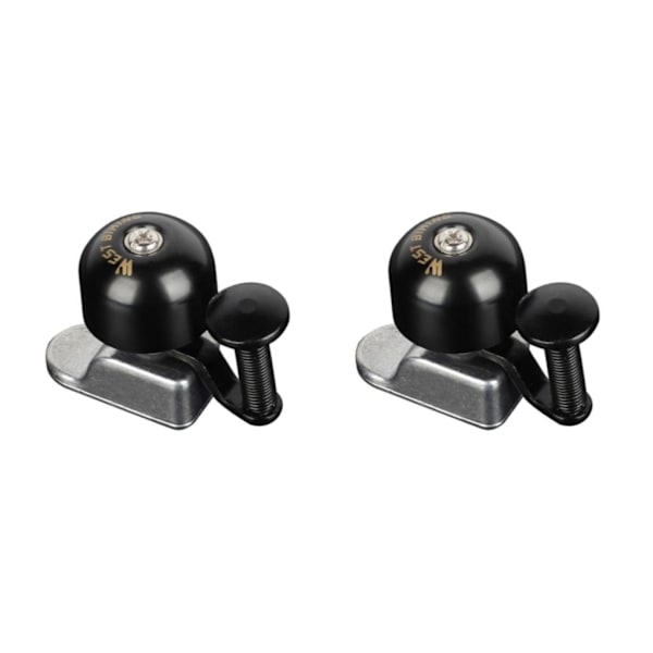 1/2/3 För Bicycle Ring Bell För MTB Bike Cycling Handlebar Black 3x2.3x3cm 2Set