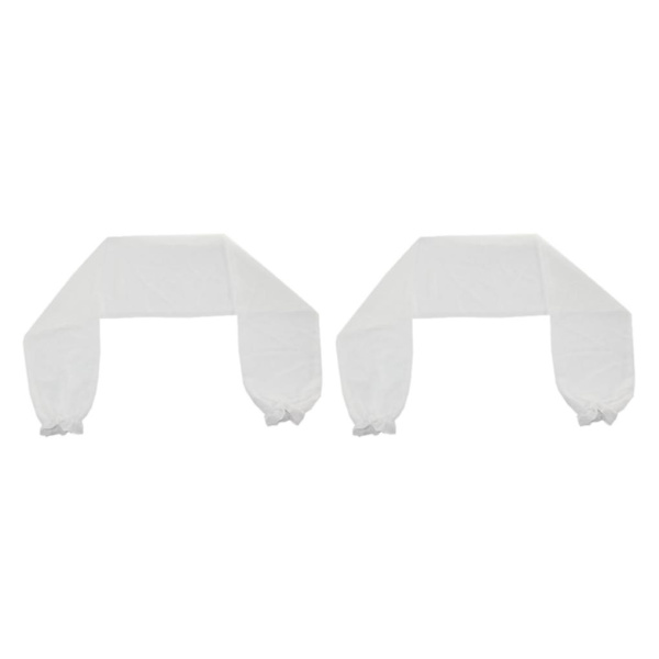 1/2/3/5 Dam Long Sleeve Chiffong För Bolero Shrug White 2Set