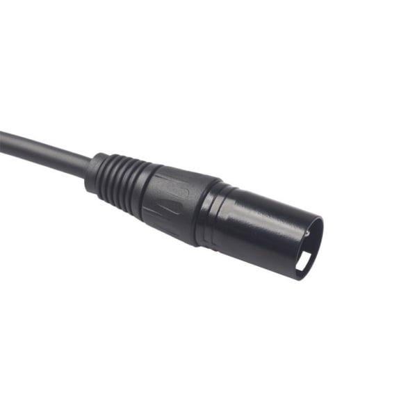 1/5 1x 3-Pin XLR Hane Plug to Dual 2 Hona För Jack Y Splitter 1Set