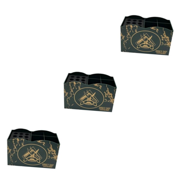 1/2/3/5 Frisörverktyg Förvaringslåda Avtagbar hållarställning för Green 17.8x8.2x10.5cm 3Set