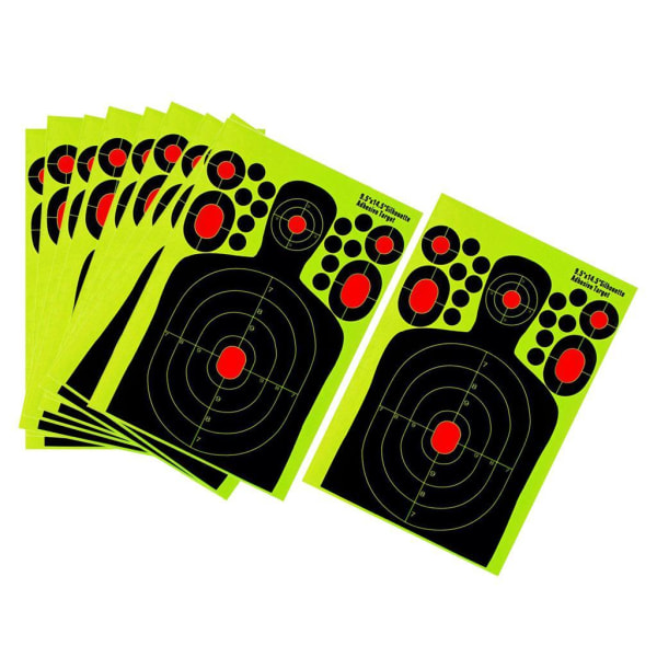 10 Splatter Reactive Self Adhesive Targets För