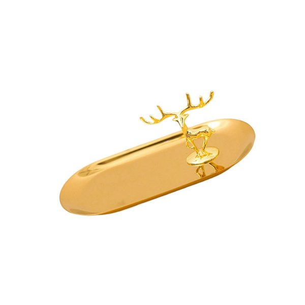 1/2/3/5 Smycken Organizer Stand Fack Display Rack för ringar Small Antler Style D 5Set